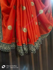 Orange Saree
