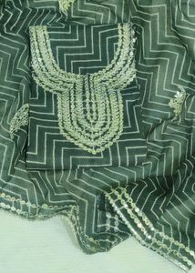 Jaipuri Gota Patti Dress Material Pure Cotton