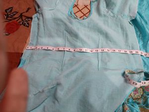 Elegant Sky Blue Kurta Set