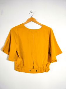 Mustard Crop Tops (Women&#39;s)
