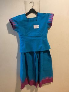 Blue & Pink Skirt and Top