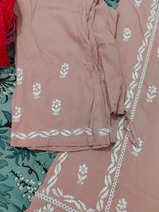 Lucknowi Chickenkari Plazo Set