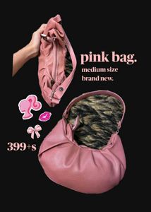 PINK HOBO BAG, BRAND NEW