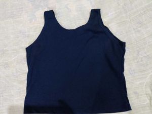 Navy Blue Tank Top