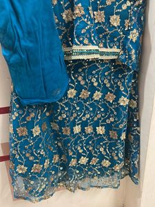 Blue Lehenga Waist 28