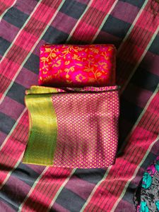 Saree With Blouse Piece