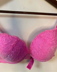 Pink Lace Bra