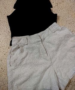 Eyelet Shorts