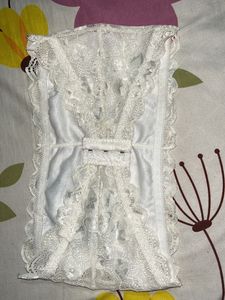 New White Off Shoulder Bra…