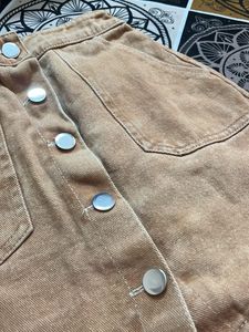 Cute Brown Mini Skirt