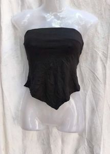 142311. Black Bandeau Style Top