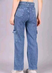 Blue Cargo Jeans