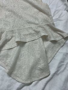 Off White Sleeveless Top