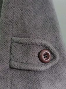 A line mauve overcoat