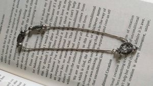 silver-toned Anklet