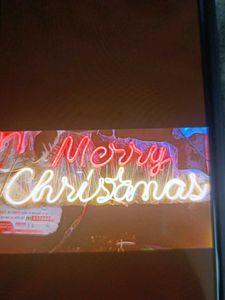 Merry Christmas Neon Board Light