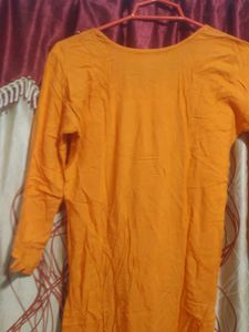 beautiful orange kurta