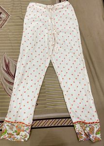 Floral Cotton Maxi Dress With Pants &amp; Dupatta