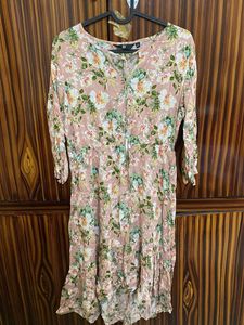 Floral Print Midi Dress