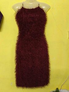 Fuzzy Mini Dress