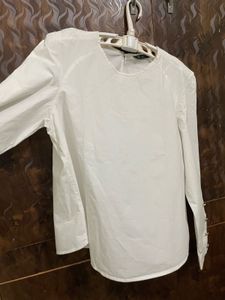 Zara Basic White Top For Women