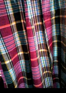 Long Gamcha Fashion Cotton Skirt With Pocket