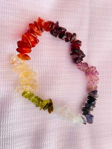 Seven Chakra Chips Bracelet