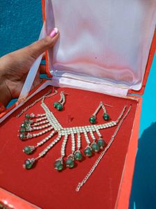 Red &amp; Crystal Jewelry Set