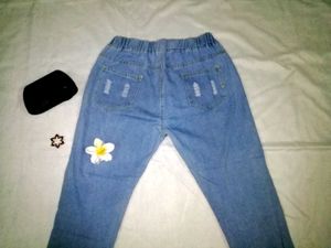 Cute Graphic Denim Jeans