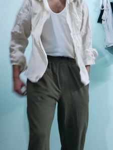 Cream Button Down Shirt