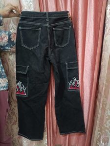 Black Denim Pants