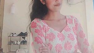 It's Unused Beautiful pink &white Kurti...