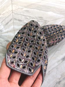 Pista  Lavender Bellies With Stone Work