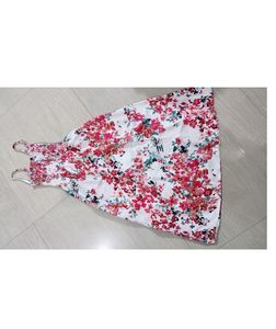 Sleeveless Dress With Denim Jkt