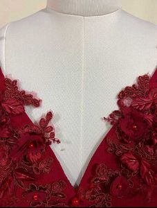 Elegant Maroon Bridal Lehenga