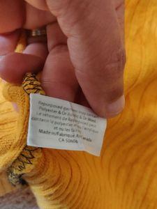 Yellow &amp; Black Knit Top