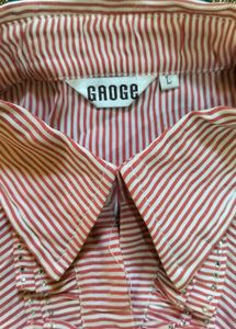 Striped Ruffle Blouse