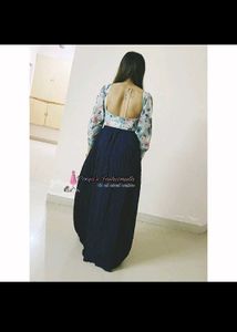 Floral Crop Top &amp; Skirt Set