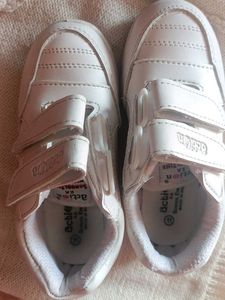 White Action Baby Shoe