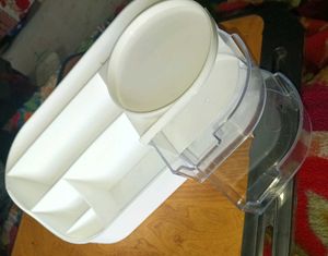 White Cosmetic Storage Organizer