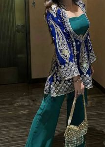 Emerald Green Embellished Outfit