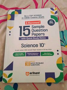 ARIHANT Class 10 - 15 Sample Questions Science