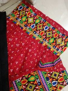 Embroidered Red 3-Piece Outfit