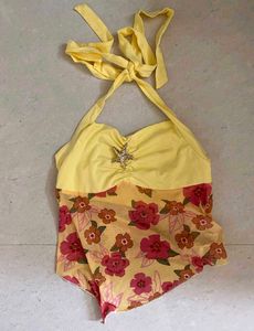 Yellow Halter Top