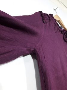 CHEROKEE Brand Women Dark Purple Top