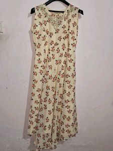 Anarkali Kurta With Organza Dupatta Set