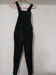 Denim Black Dungaree