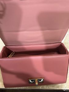 Cute Pink Top Handle Bag (Structured Ba