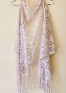 Lace Fringe Vest