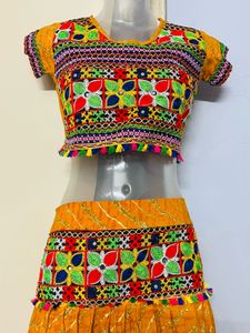 Festivals Embroidered Blouse &amp; Skirt Set